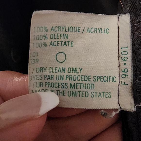 Dark brown faux fur 3/4 length women's coat - Picture 5 of 8